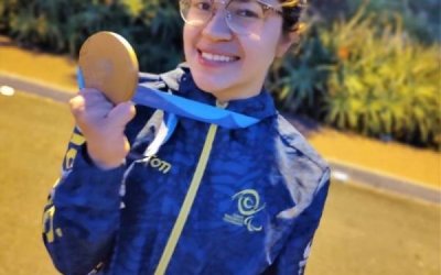 Laura González: segunda campeona mundial de paranatación del Equipo Bogotá en Portugal