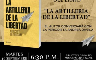 #EnVivo | Lanzamiento "Artillería de la libertad", el nuevo libro del periodista Gonzalo Guillén